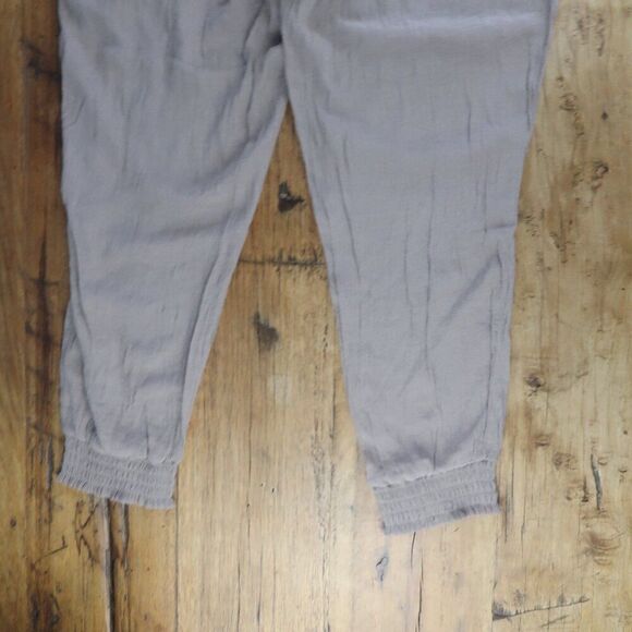 SOHO STREET TAUPE LIGHTWEIGHT PULL ON CASUAL PANTS WITH TASSLE DETAIL SIZE XL - Picture 9 of 9
